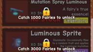 Catch fairies to unlock more items in the Fairy World (Image via Roblox)